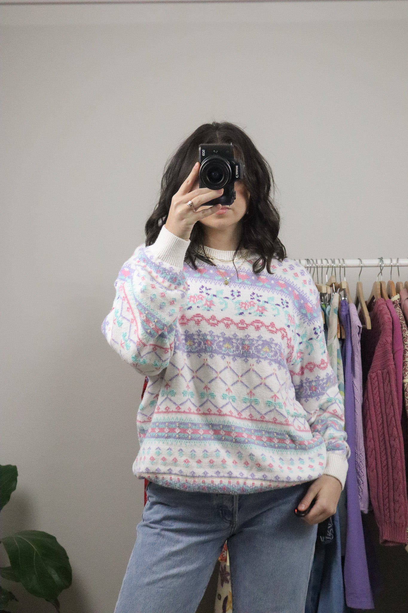 Made in Canada x Vintage x Patterned Knit (XL/XXL)