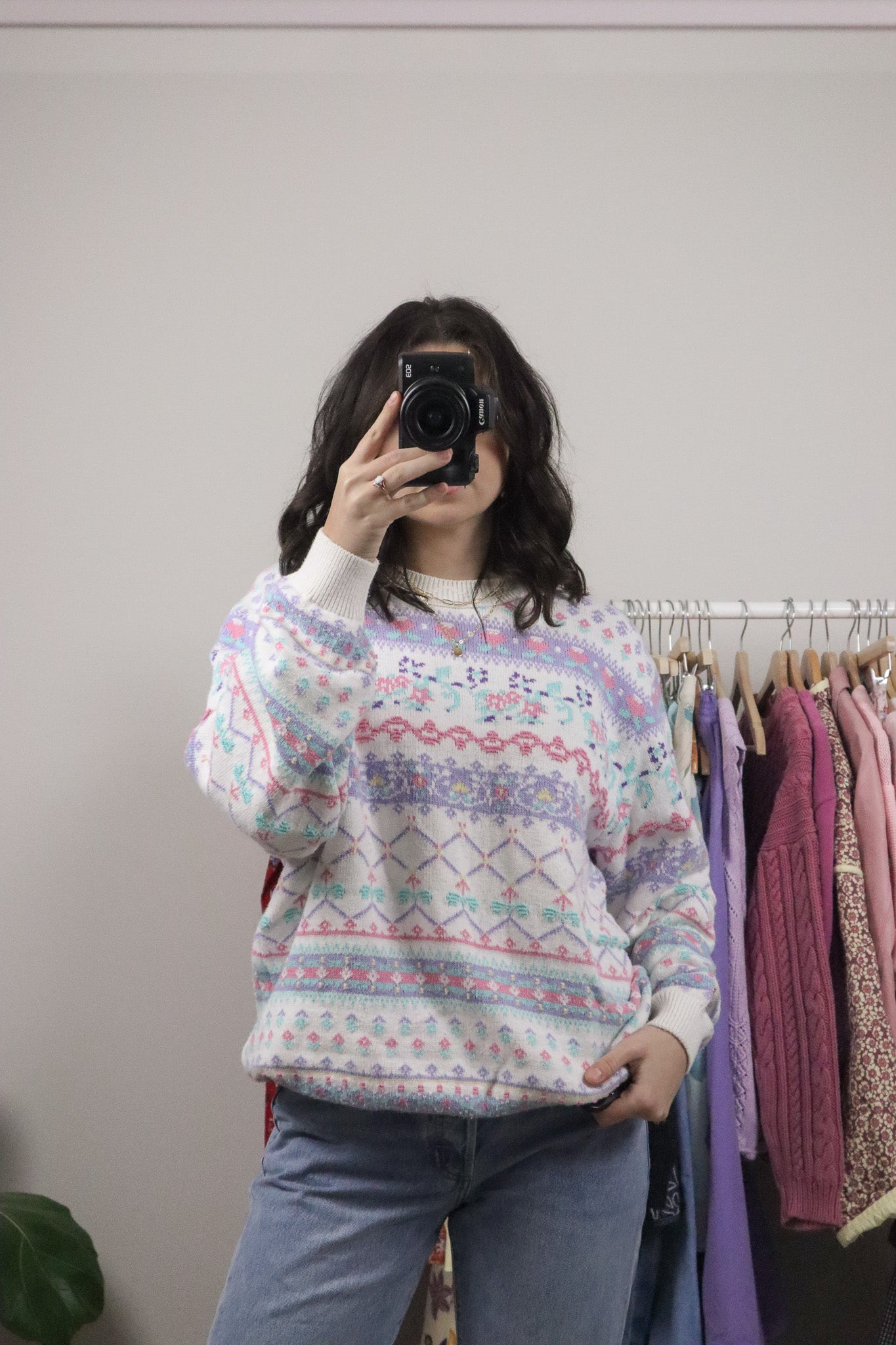 Made in Canada x Vintage x Patterned Knit (XL/XXL)