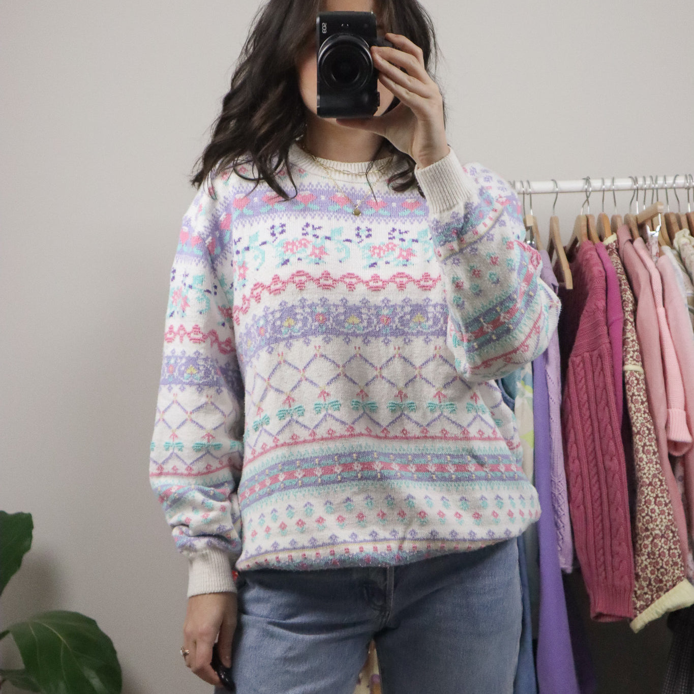Made in Canada x Vintage x Patterned Knit (XL/XXL)