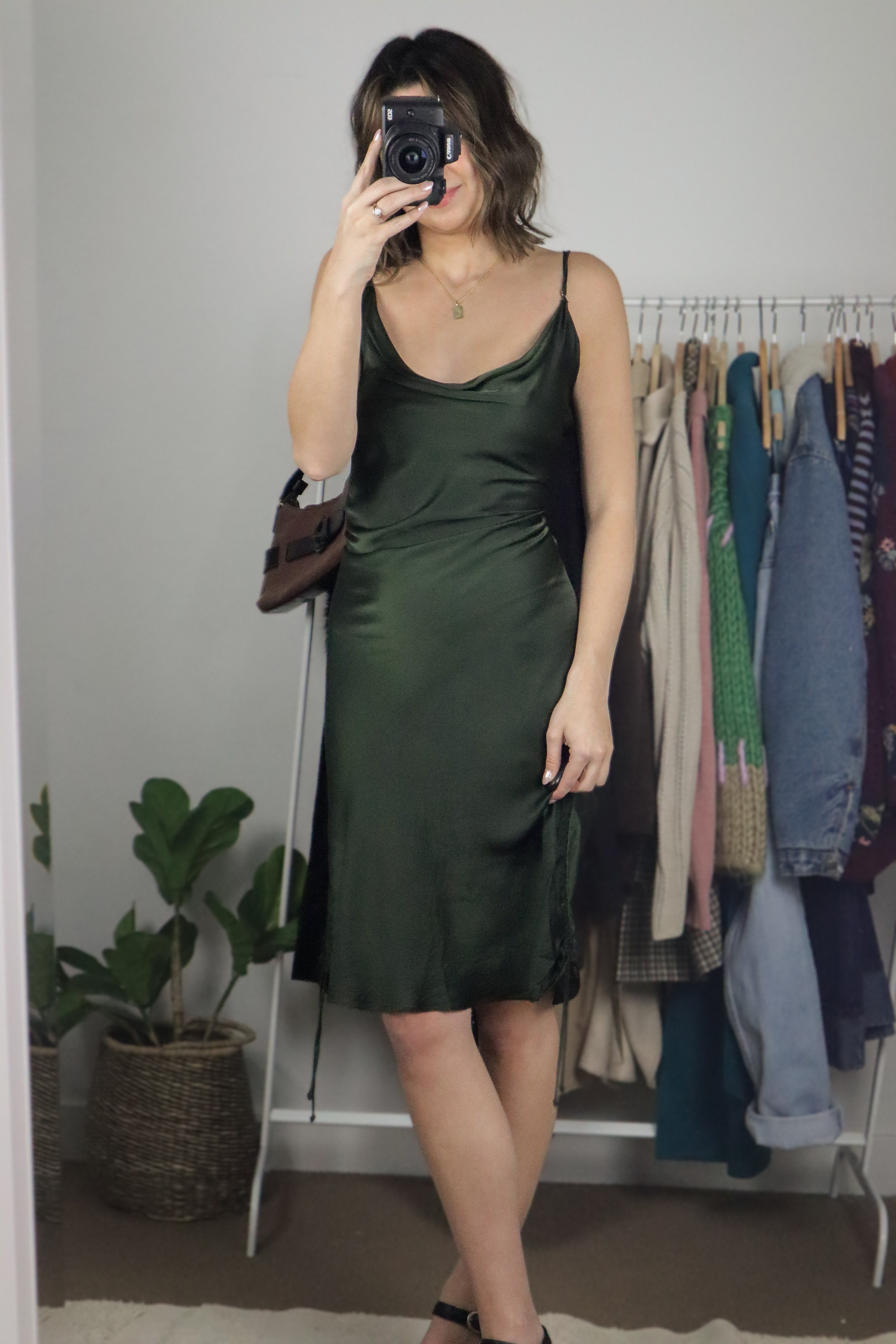Wilfred x Ruched Slip Dress (10)