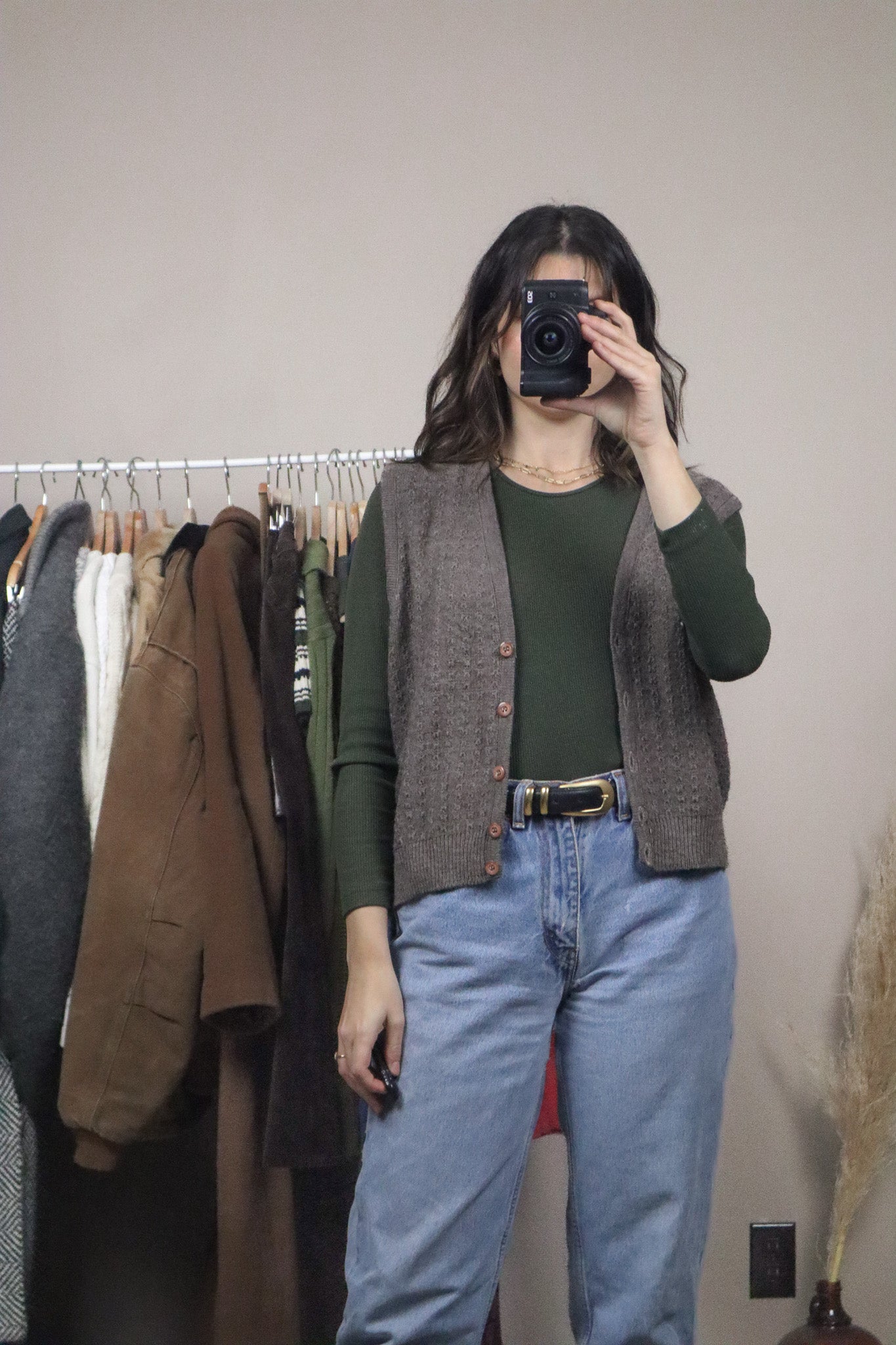 Made in Canada x Vintage x Wool Blend Vest (M)
