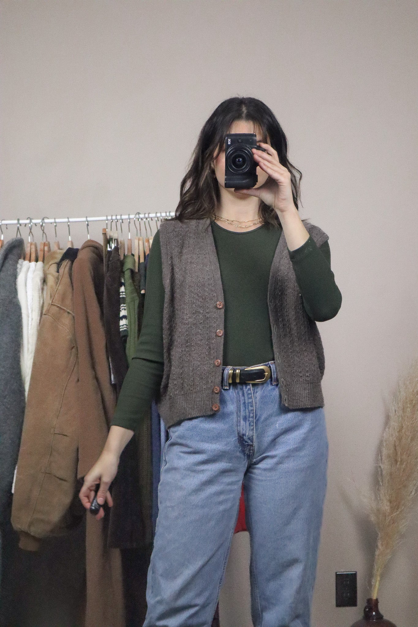 Made in Canada x Vintage x Wool Blend Vest (M)