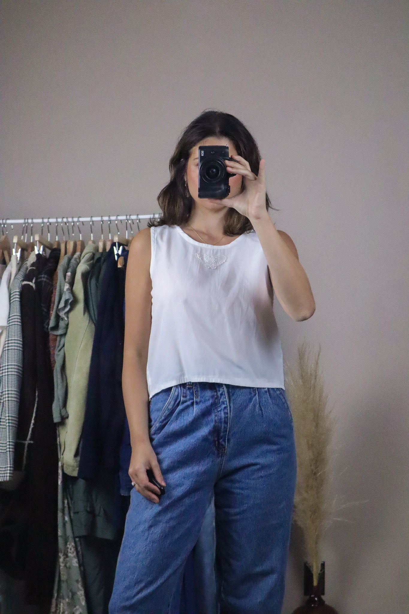 Vintage x Butterfly Tank (S)