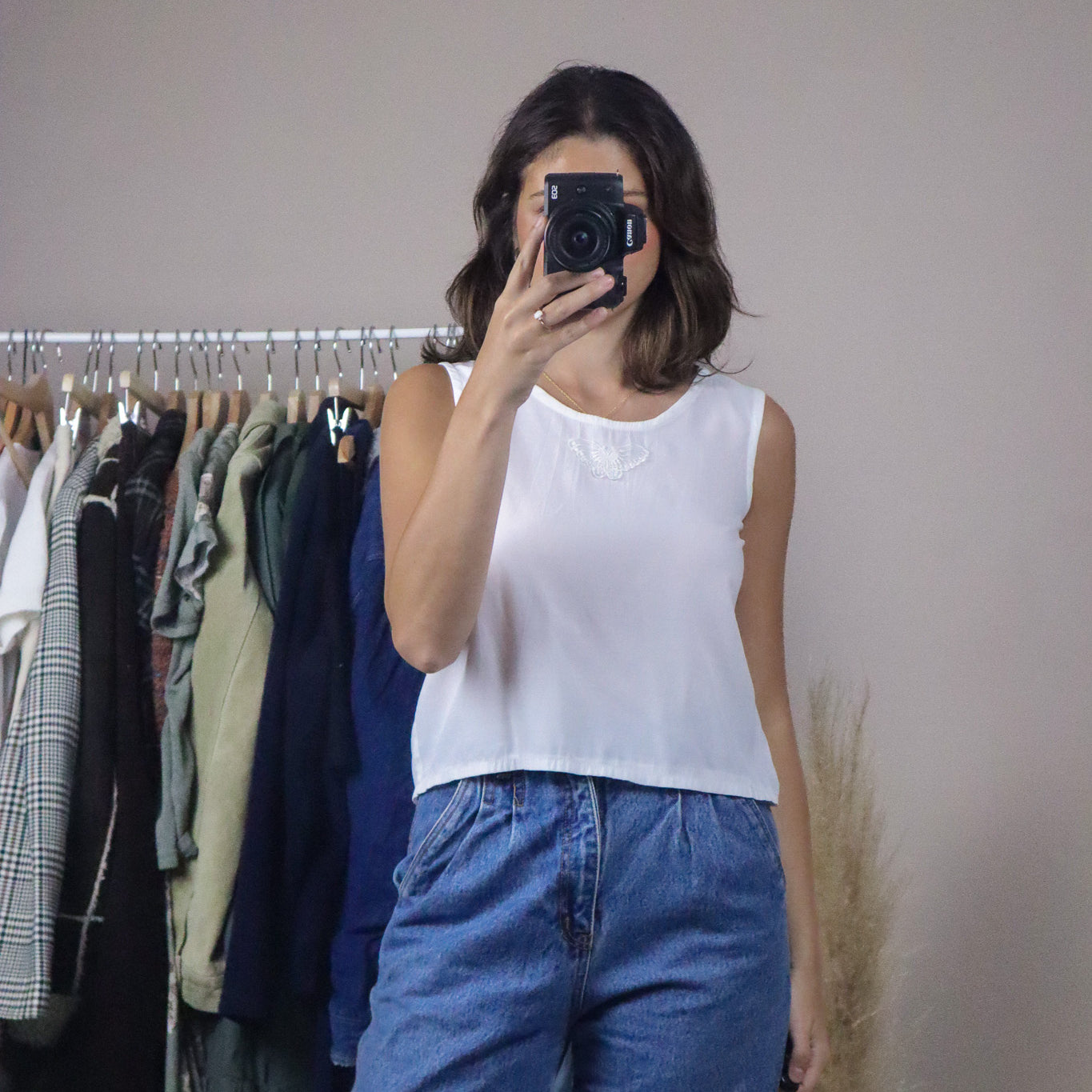 Vintage x Butterfly Tank (S)