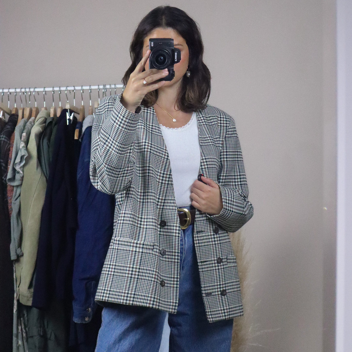 Vintage x Plaid Blazer (10/12)