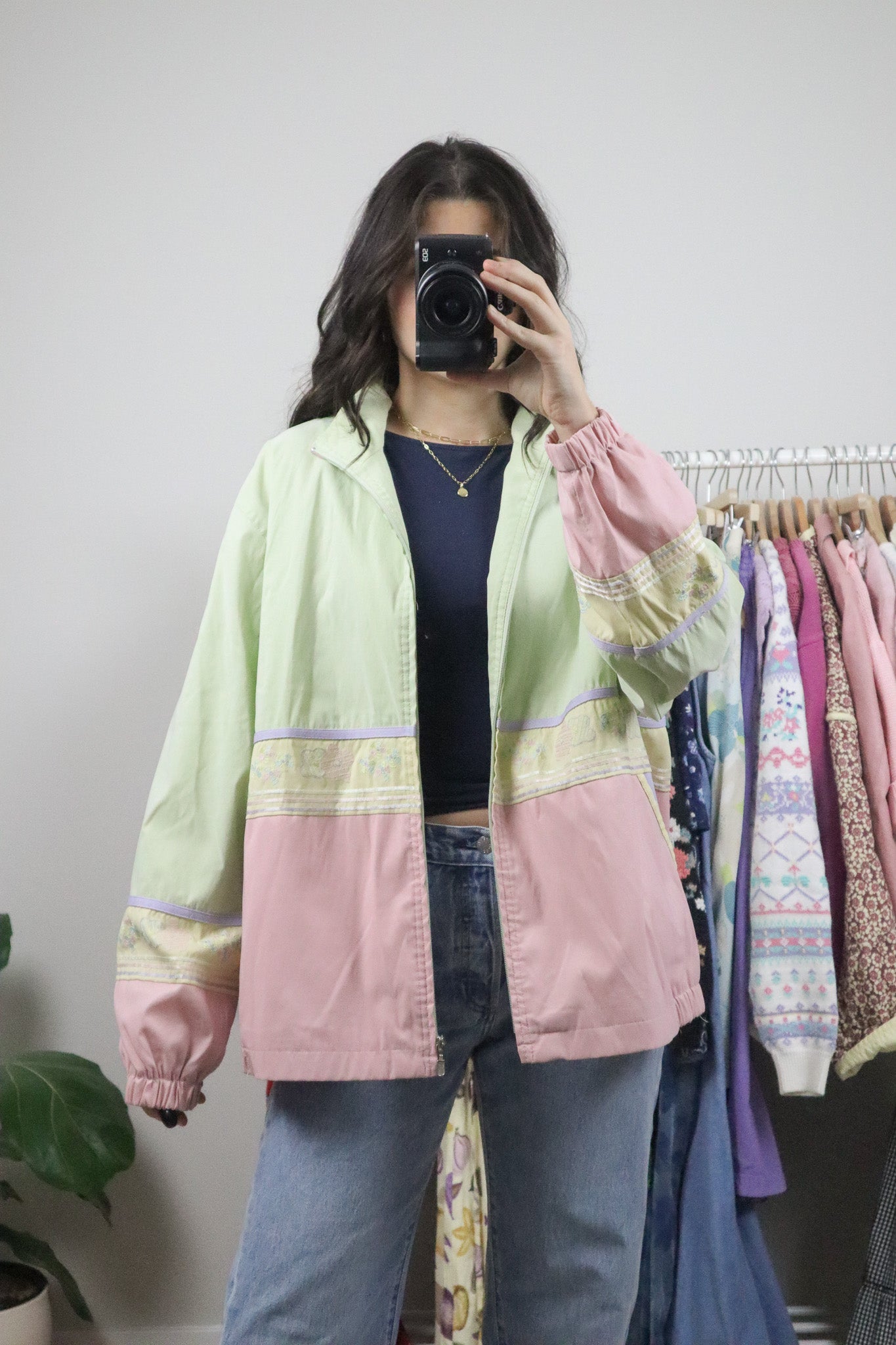 Vintage x Patterned Jacket (L/XL)