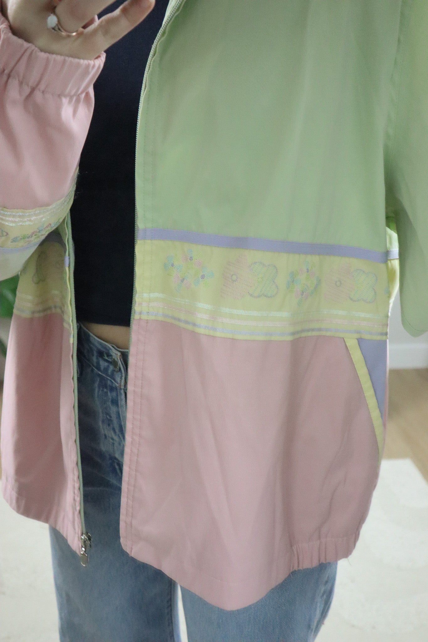 Vintage x Patterned Jacket (L/XL)