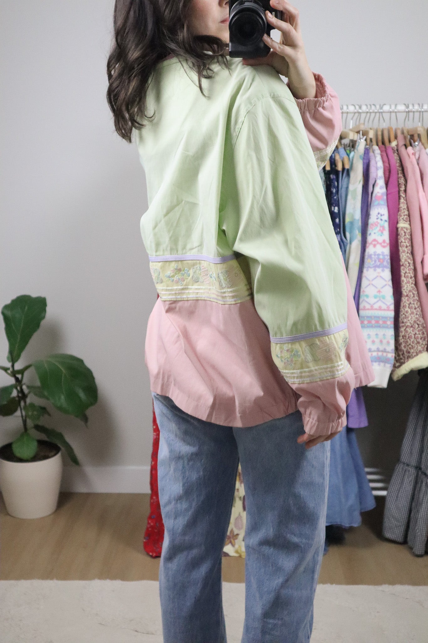 Vintage x Patterned Jacket (L/XL)