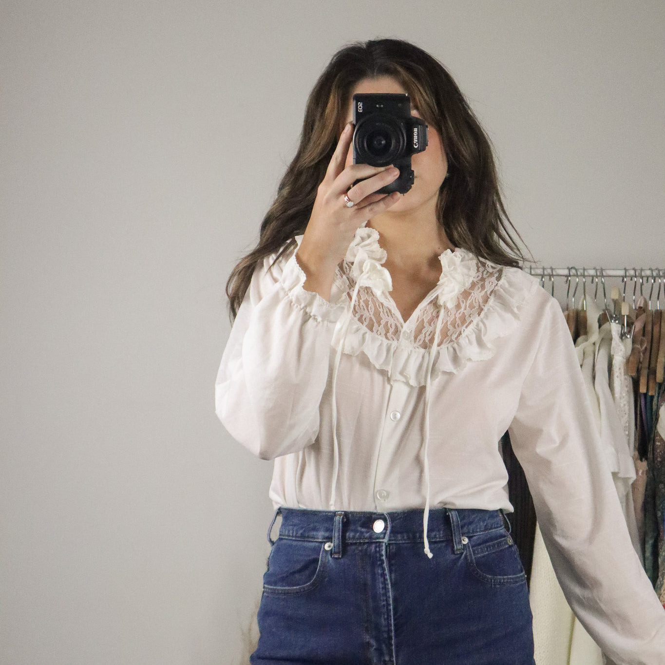 Vintage x Lace Blouse (S)