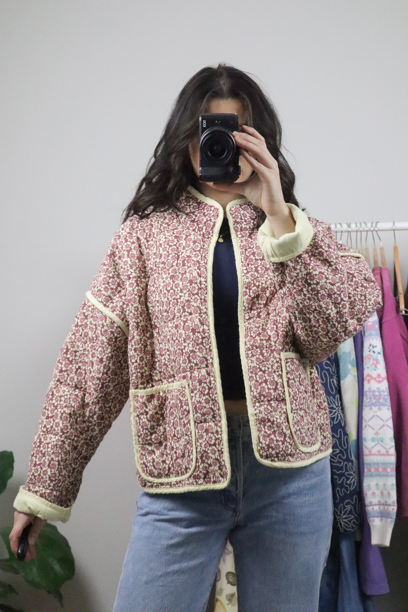 Free People x Deadstock x Floral Quilted Jacket (XS-M)
