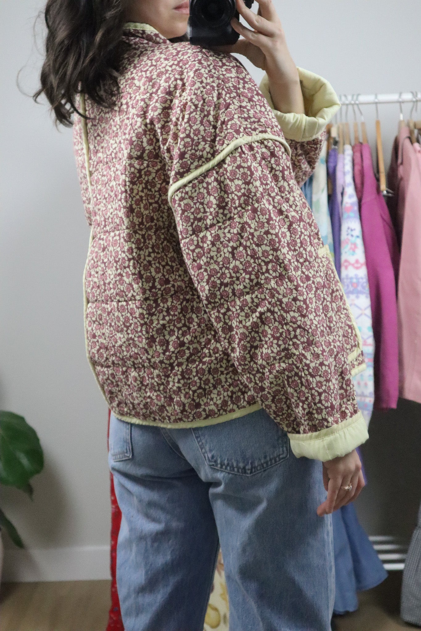 Free People x Deadstock x Floral Quilted Jacket (XS-M)