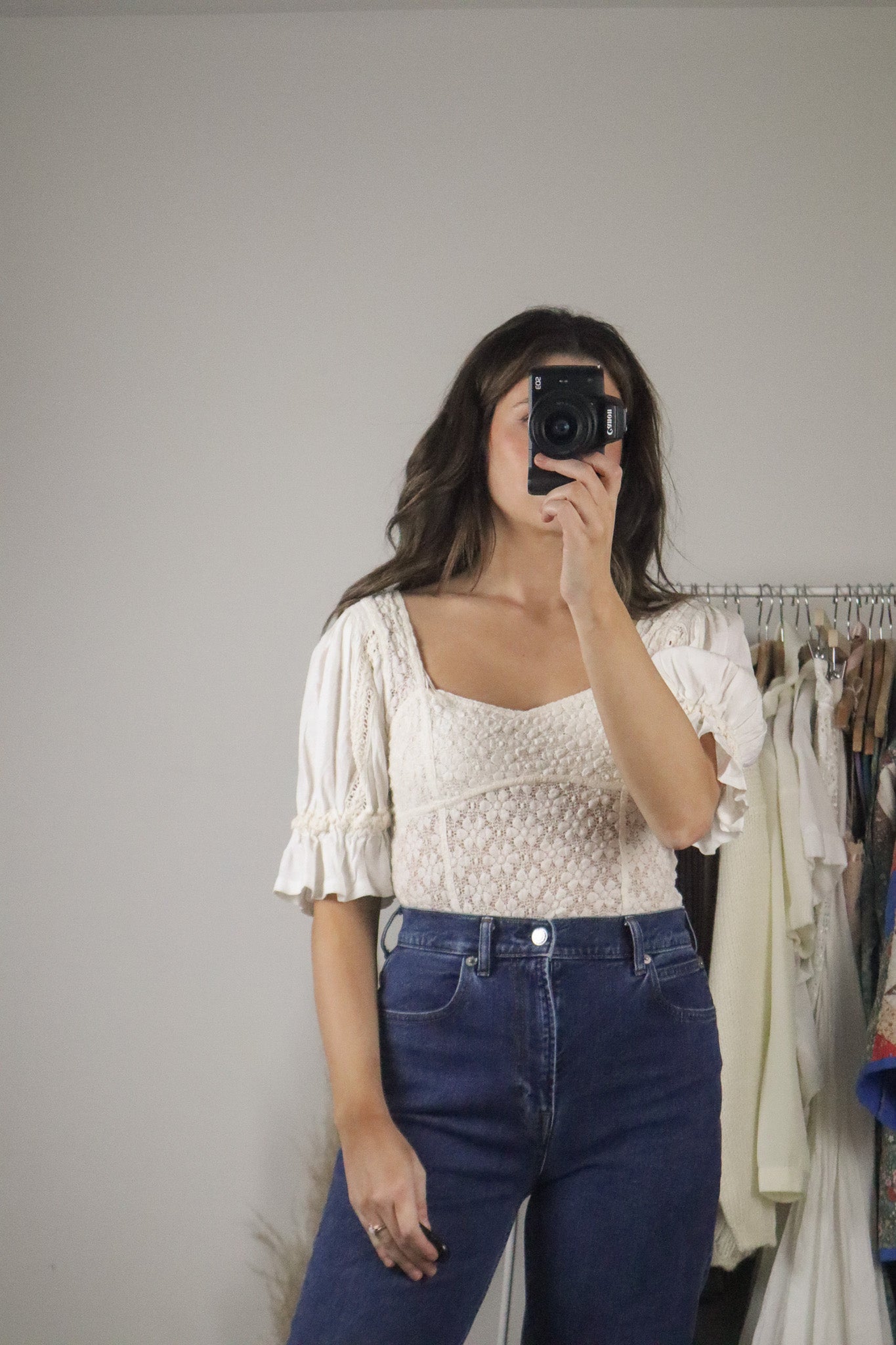 Free People x Lace Blouse (S)