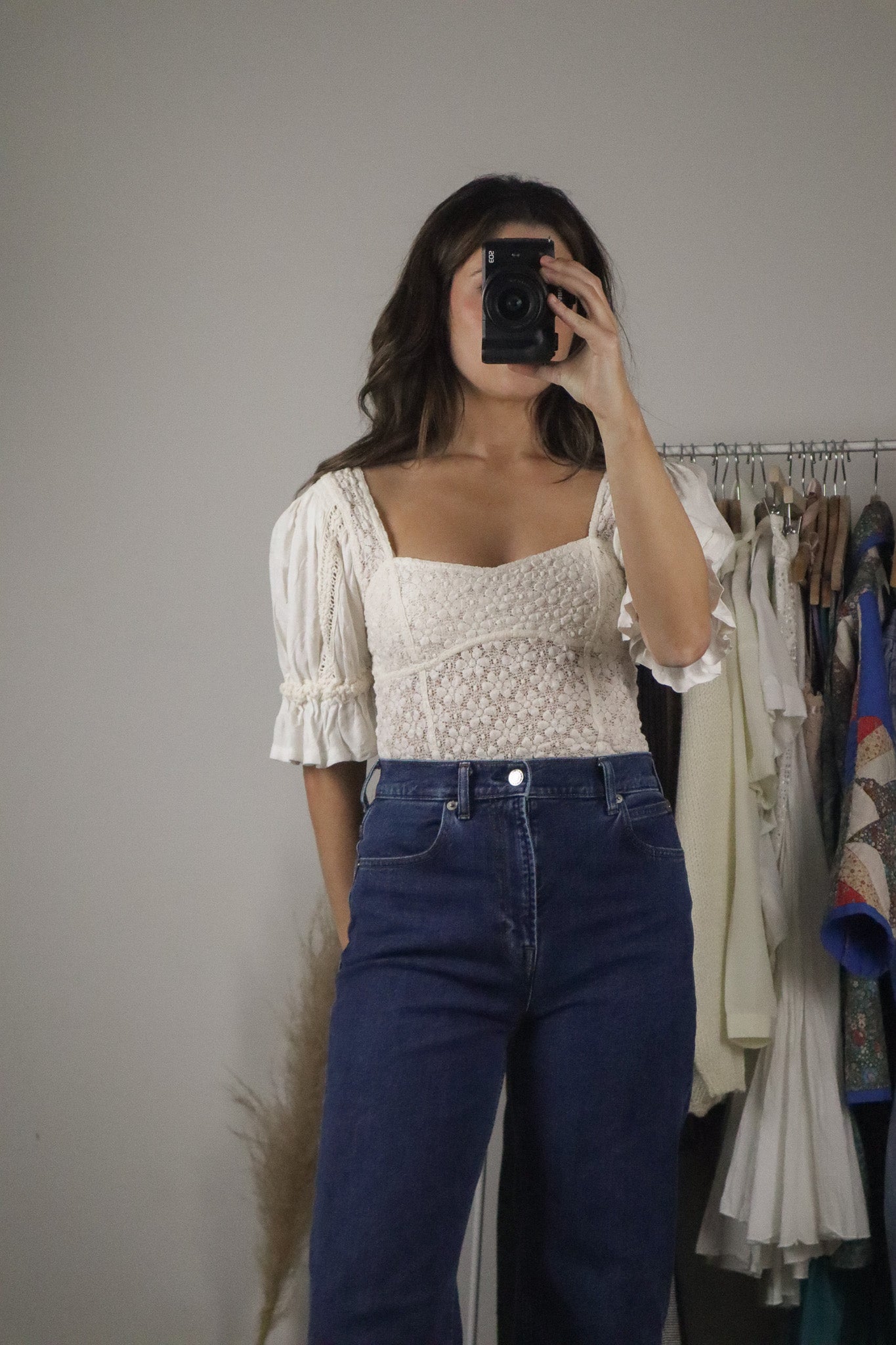 Free People x Lace Blouse (S)