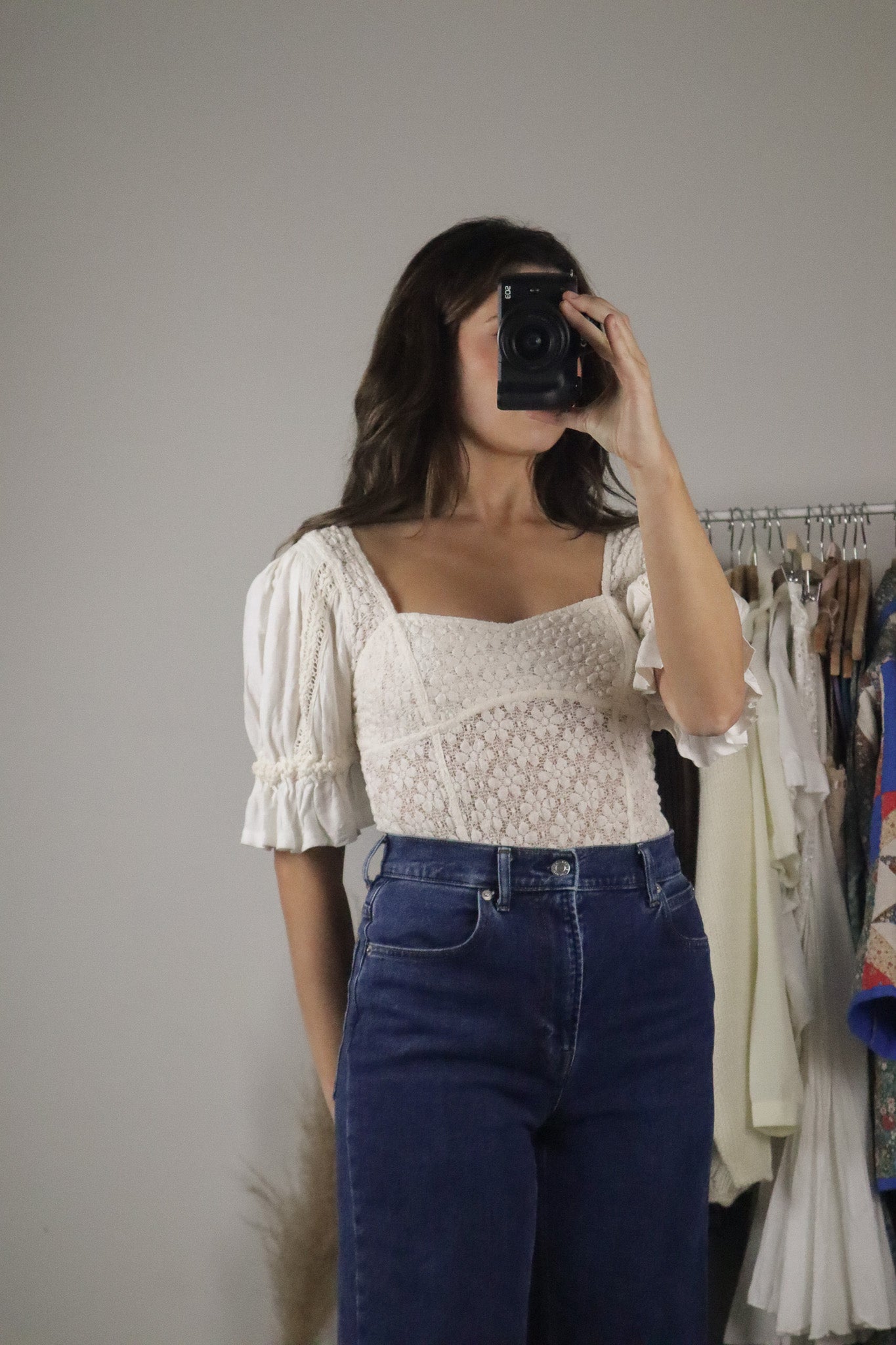 Free People x Lace Blouse (S)