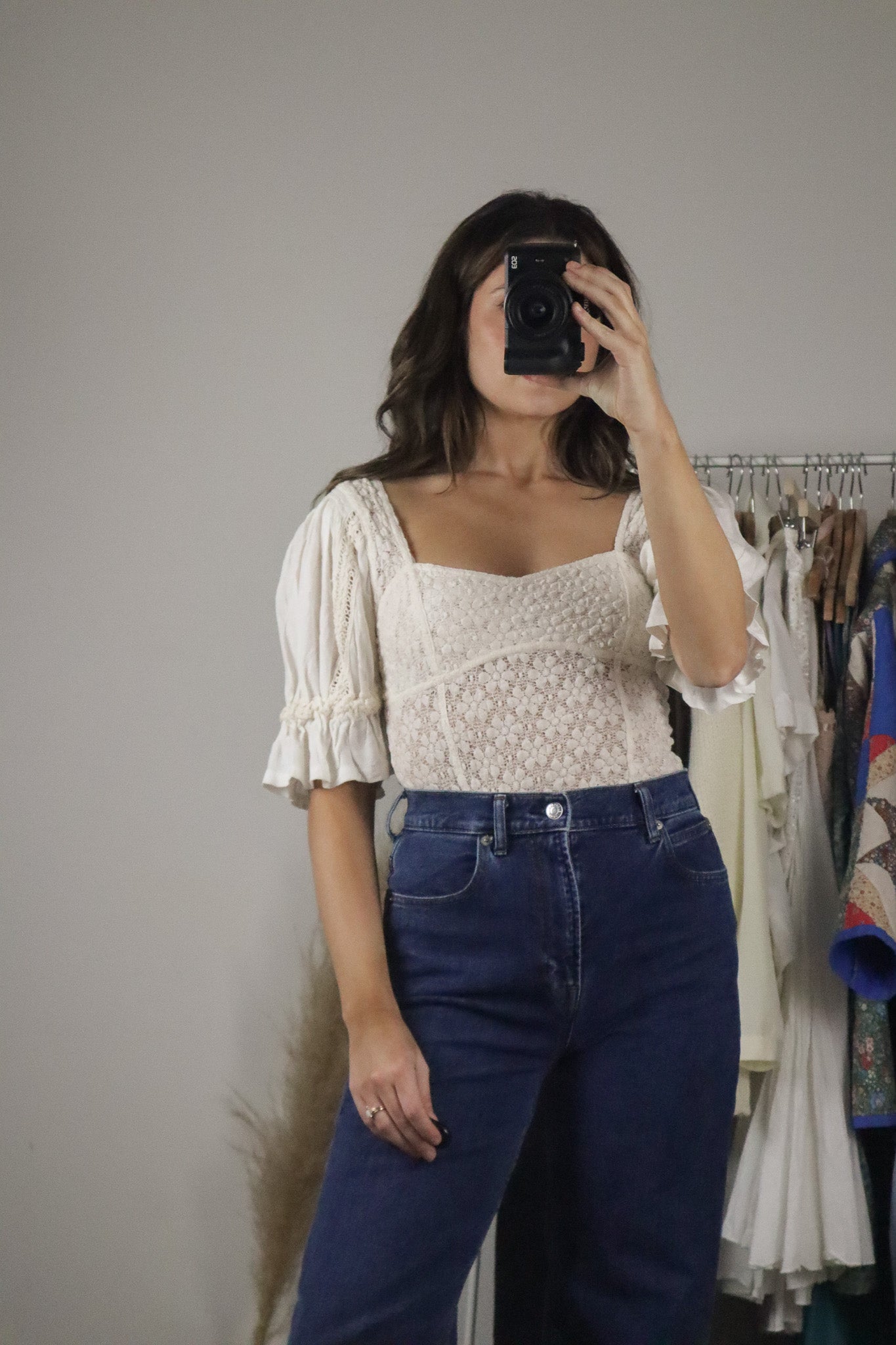 Free People x Lace Blouse (S)