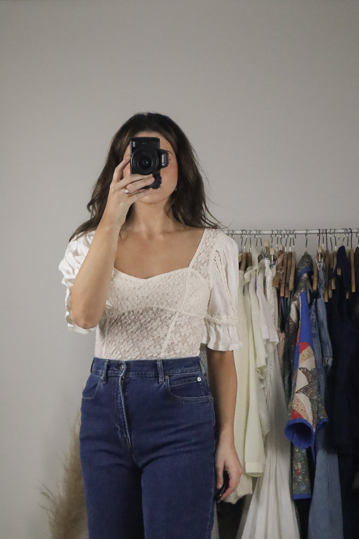 Free People x Lace Blouse (S)