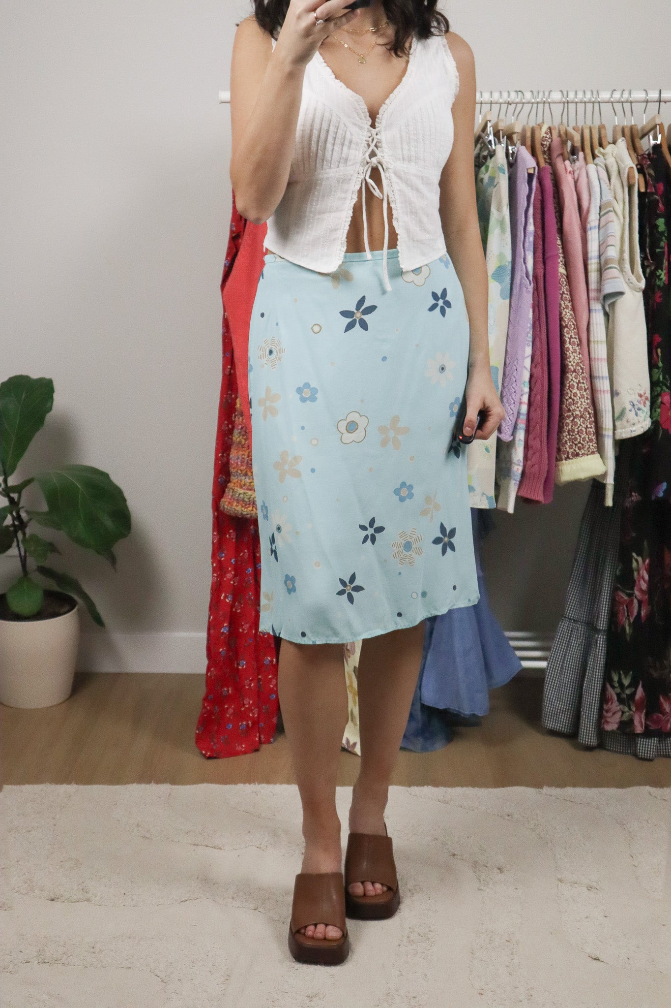 Made in Canada x Vintage x Flora Midi Skirt (10)
