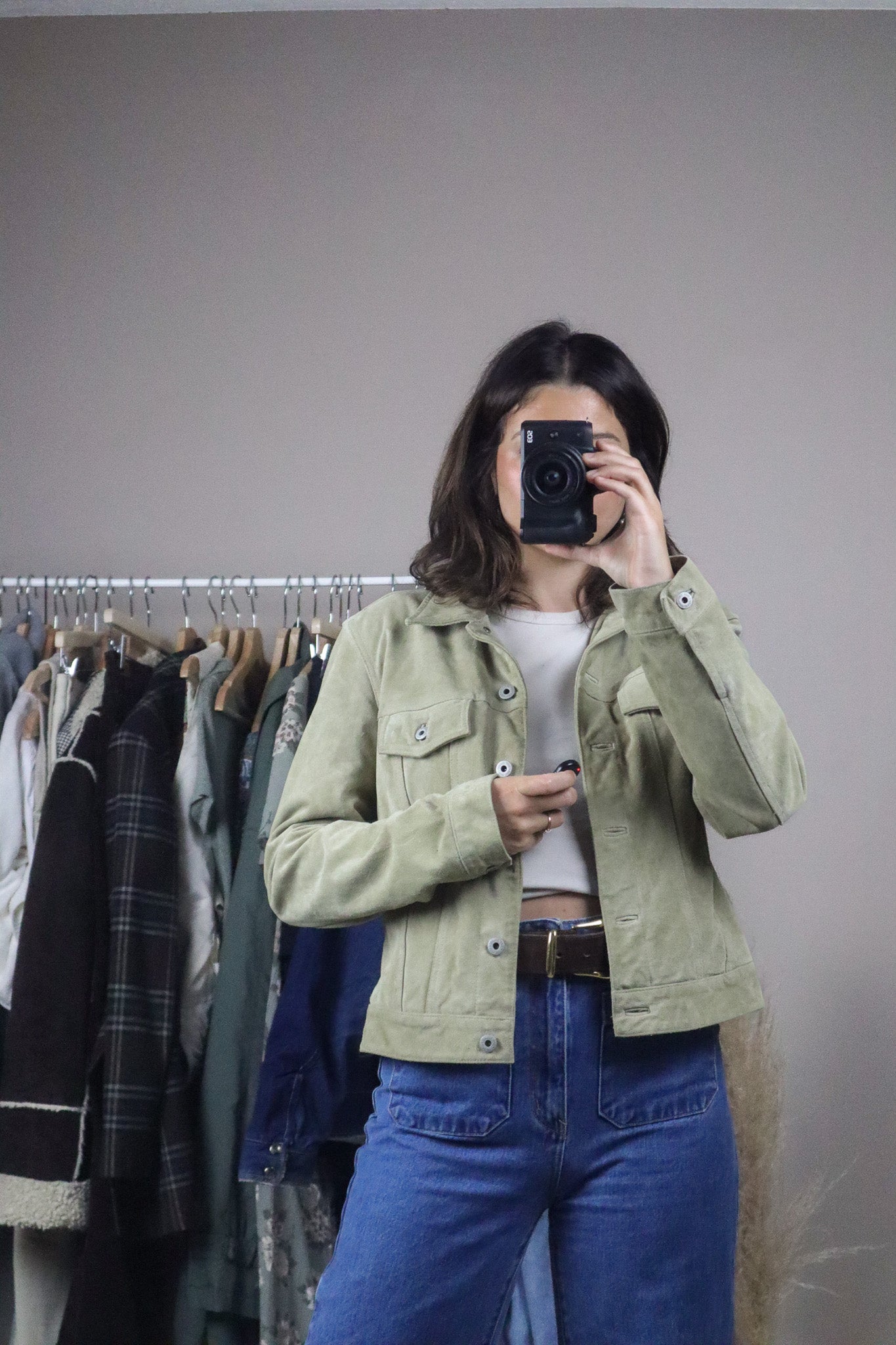Vintage x Suede Cropped Jacket (XS/S)