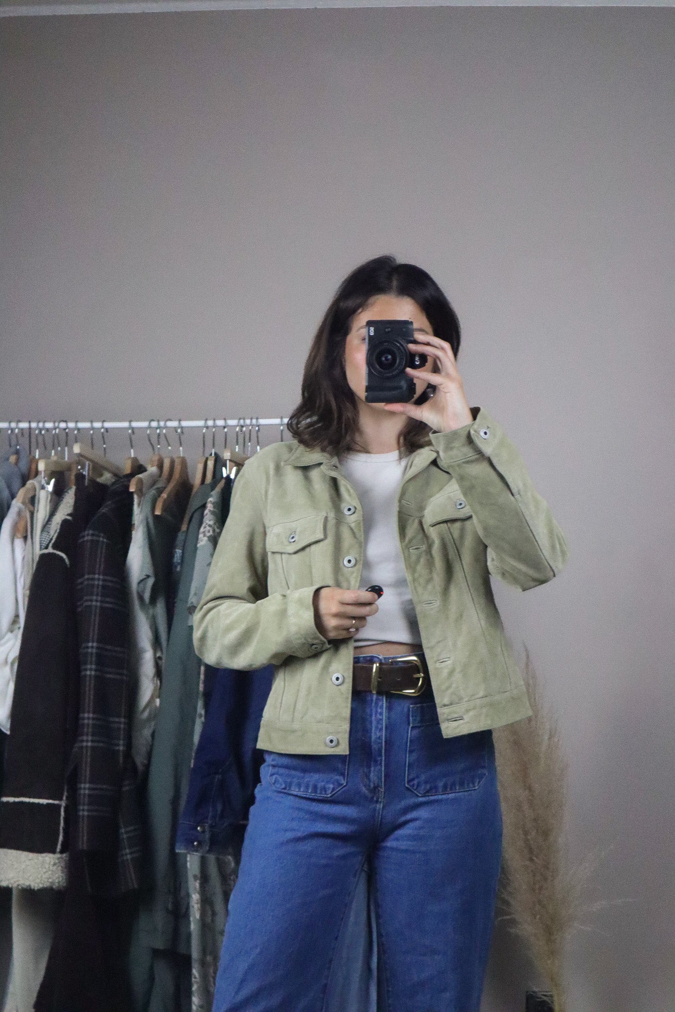 Vintage x Suede Cropped Jacket (XS/S)