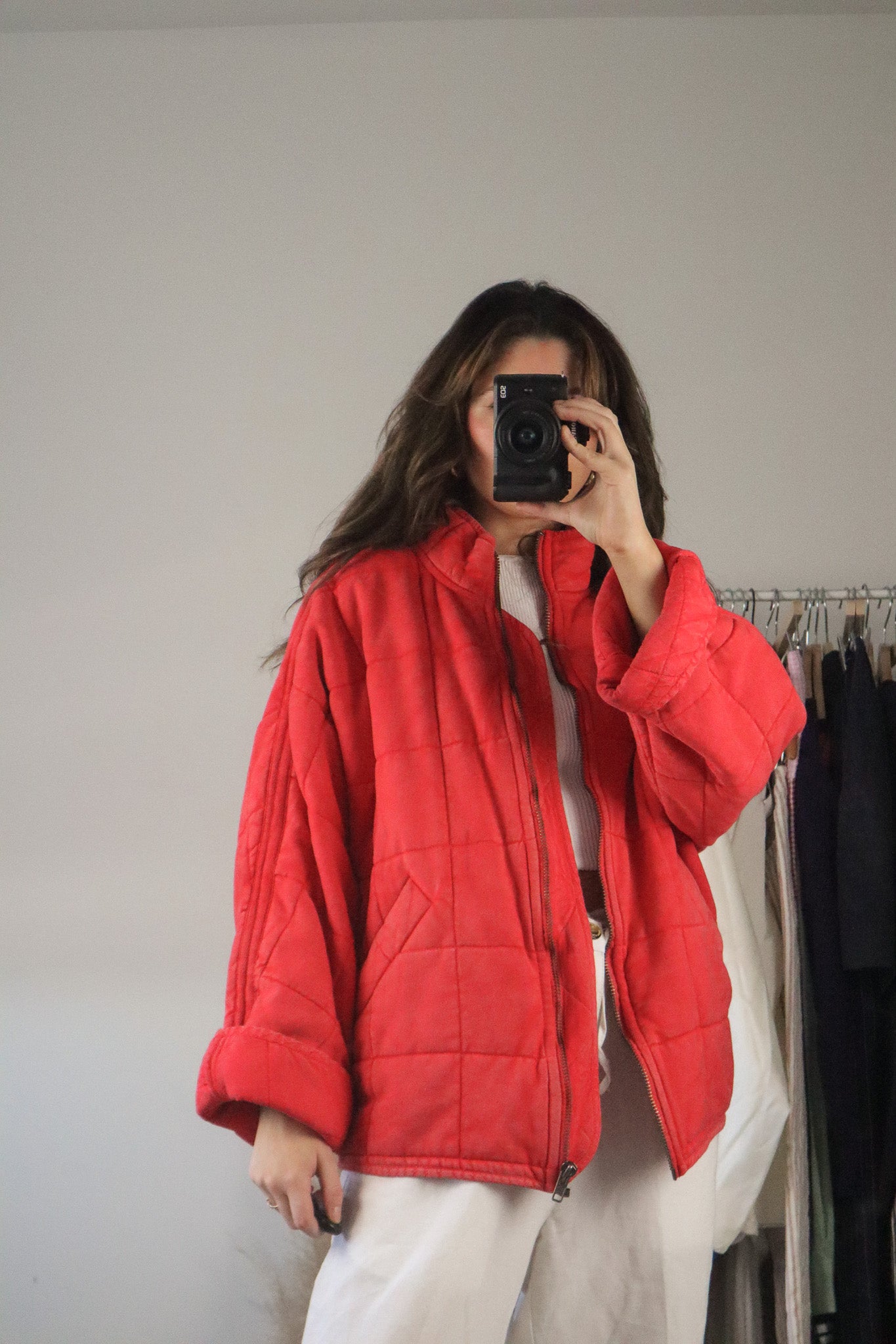 Free People x Quilted Jacket (S/M)