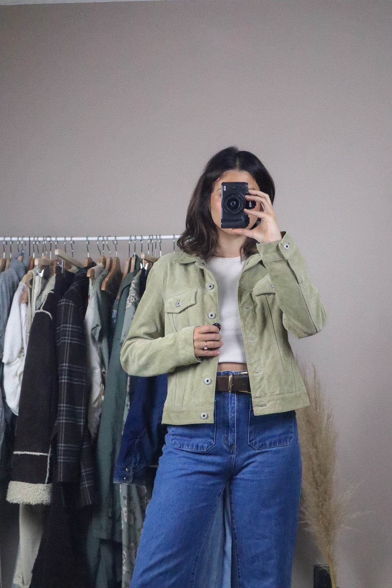 Vintage x Suede Cropped Jacket (XS/S)
