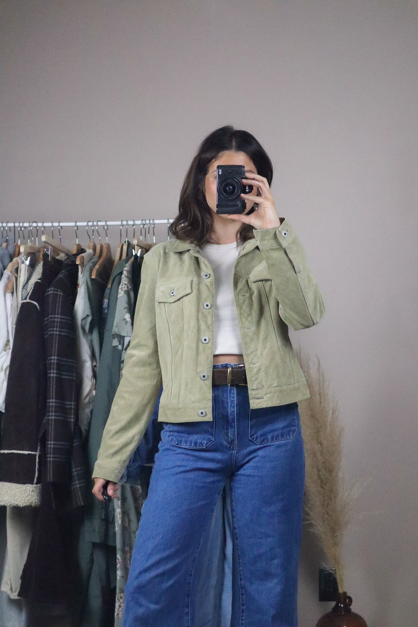 Vintage x Suede Cropped Jacket (XS/S)