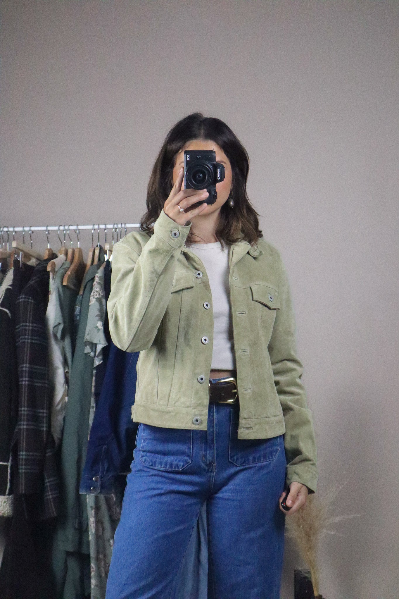 Vintage x Suede Cropped Jacket (XS/S)