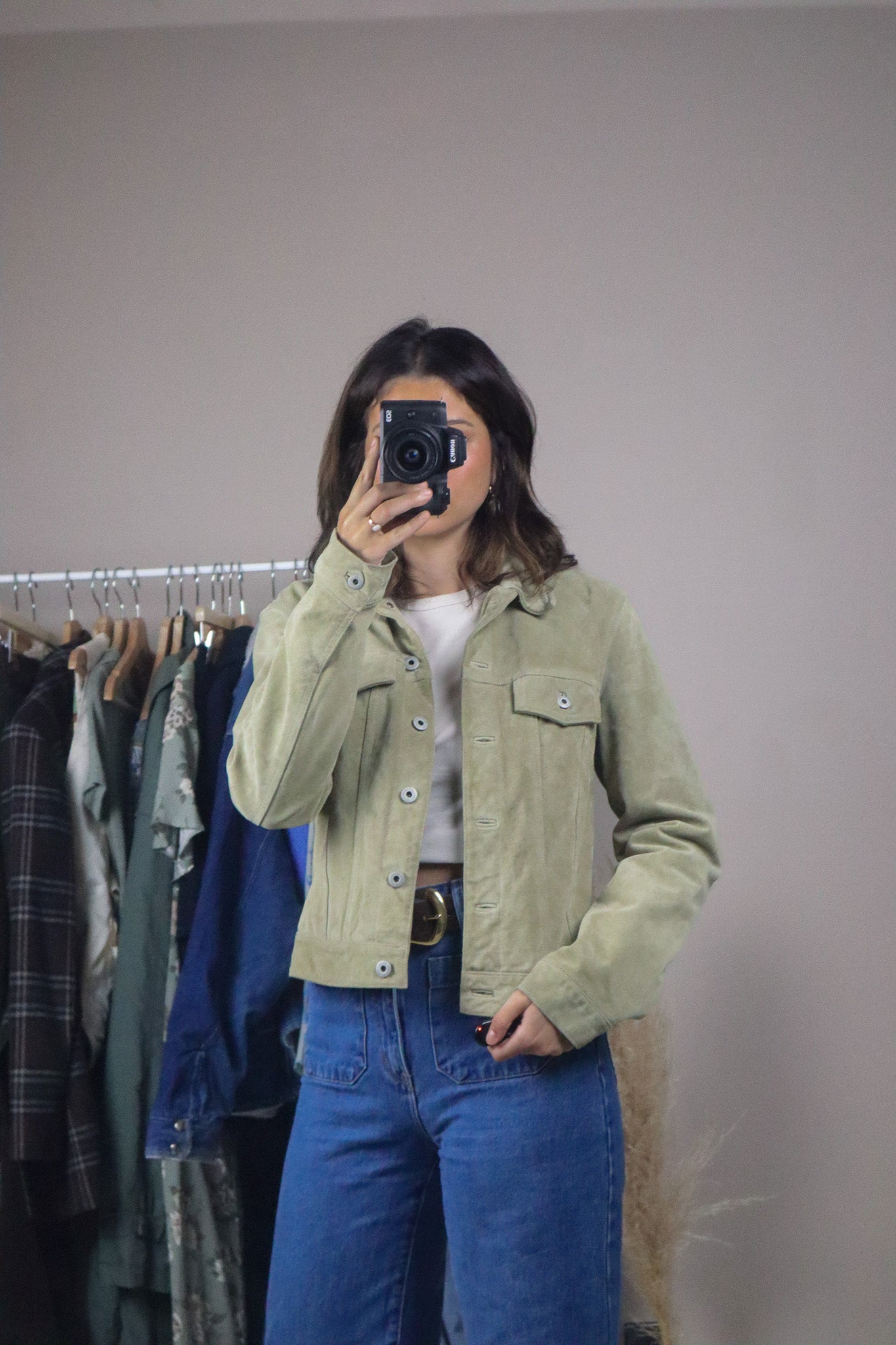 Vintage x Suede Cropped Jacket (XS/S)