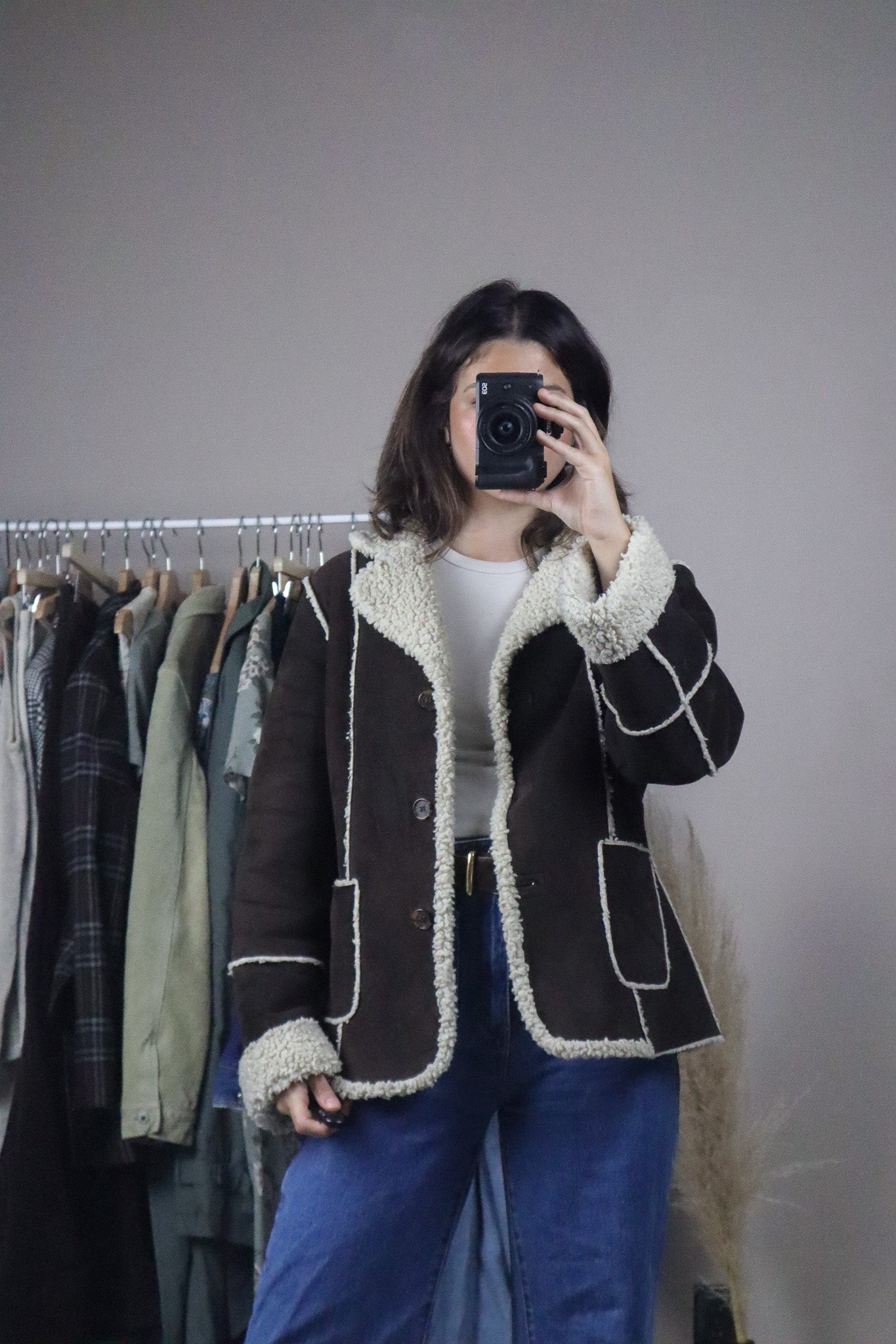 Calvin Klien x Sherpa Lined Jacket (S/M)