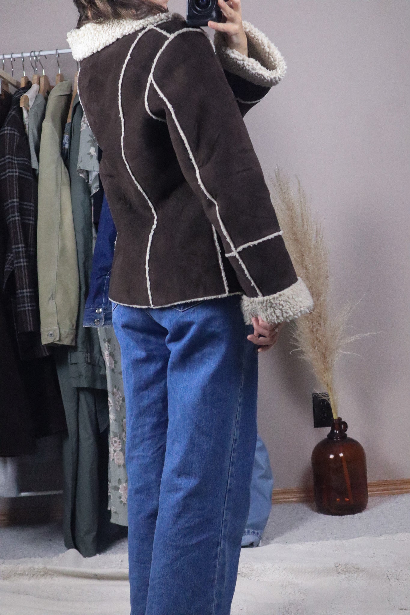 Calvin Klien x Sherpa Lined Jacket (S/M)
