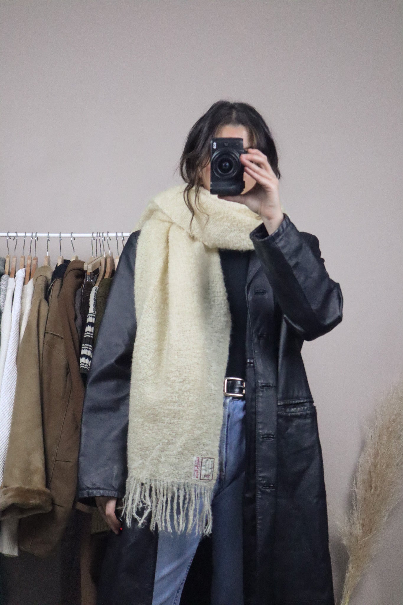 Made in Scottland x Vintage x Mohair/Wool Scarf