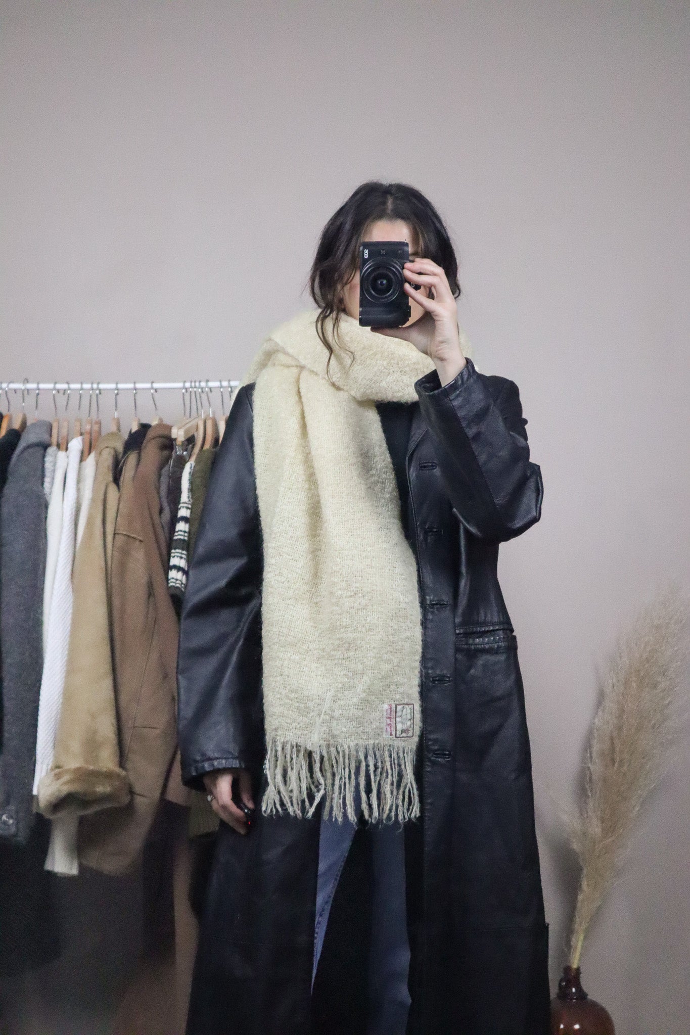Made in Scottland x Vintage x Mohair/Wool Scarf