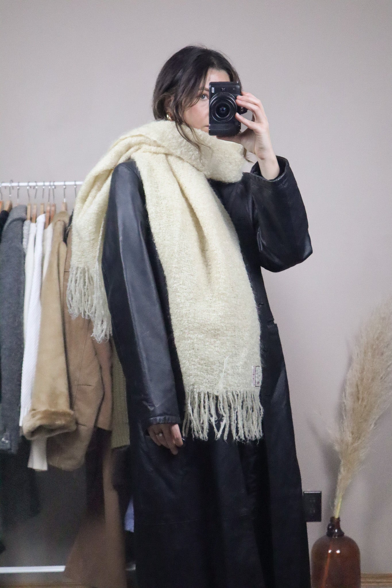 Made in Scottland x Vintage x Mohair/Wool Scarf