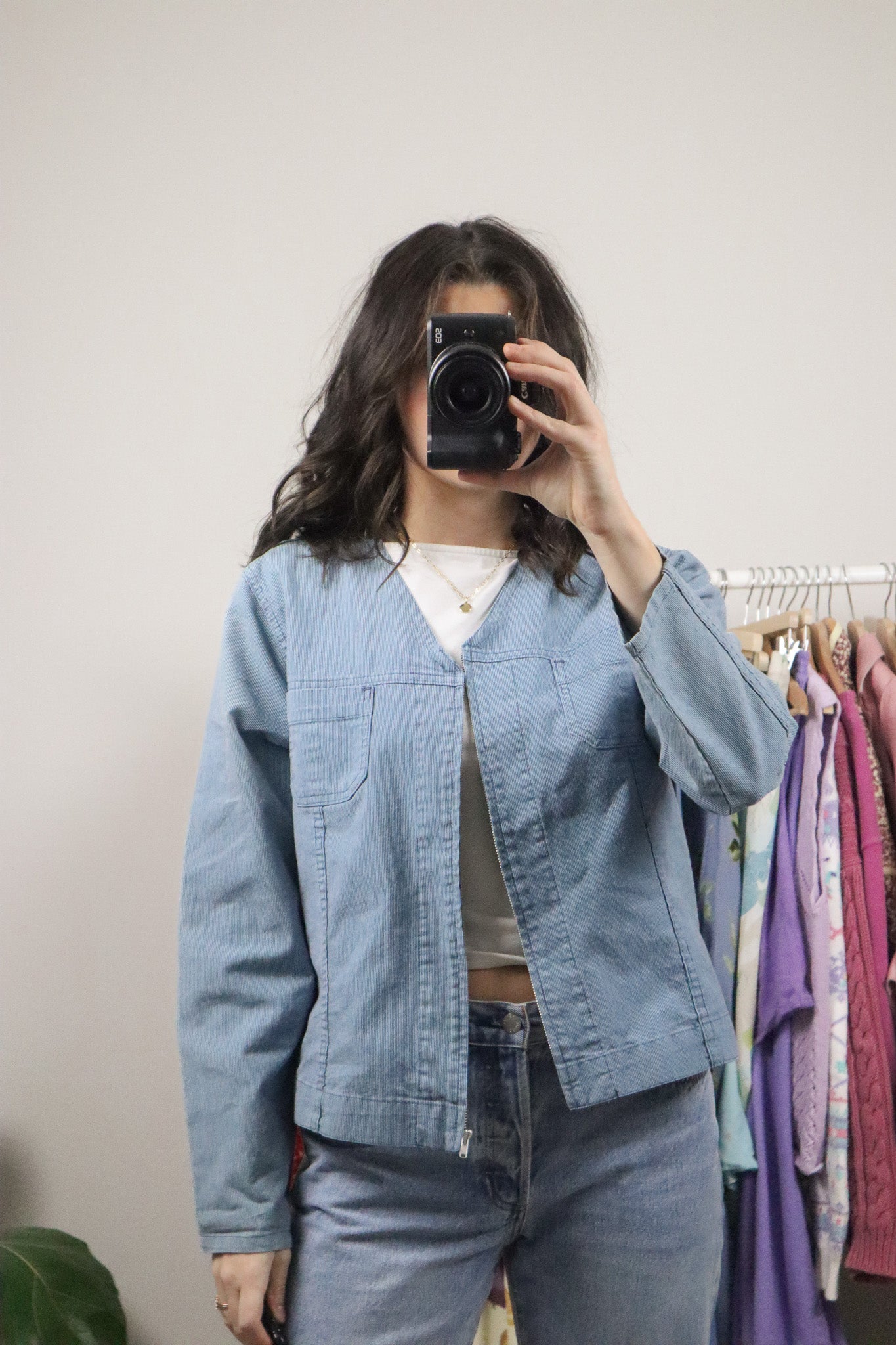 Made in Canada x Vintage x Pinstrip Lightweight Jacket (4-8)