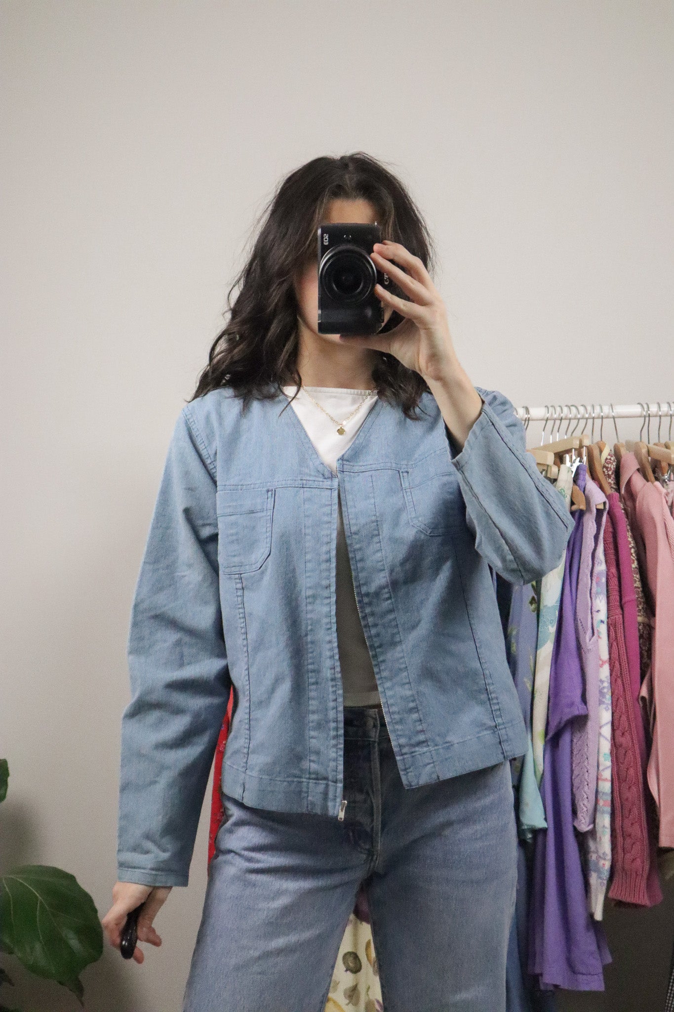 Made in Canada x Vintage x Pinstrip Lightweight Jacket (4-8)