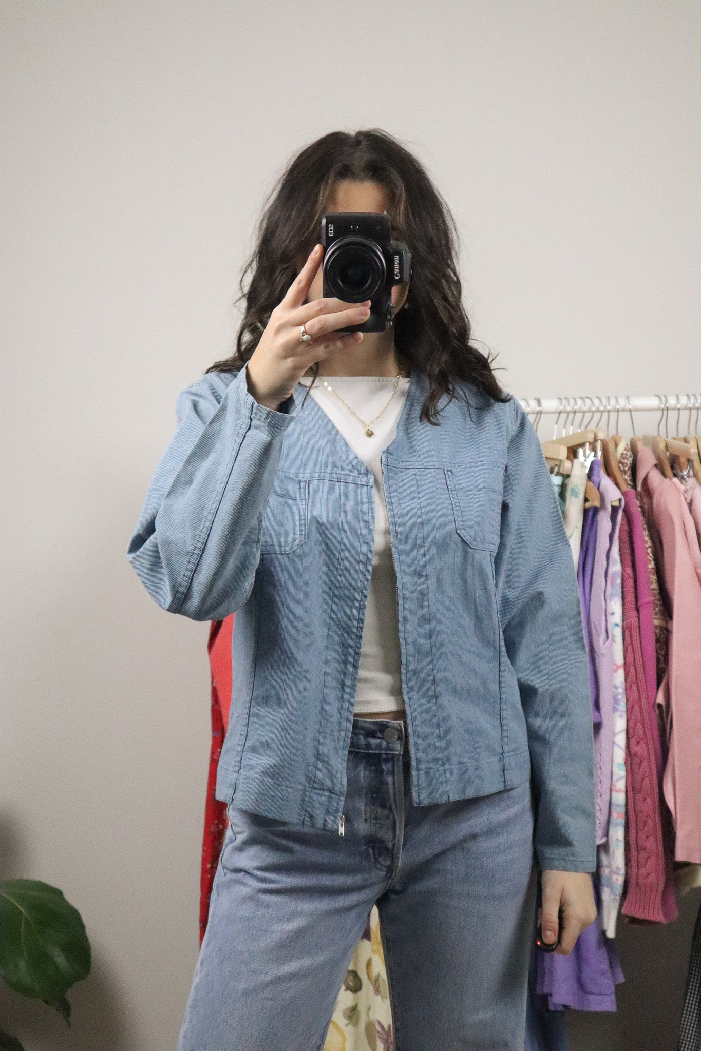 Made in Canada x Vintage x Pinstrip Lightweight Jacket (4-8)