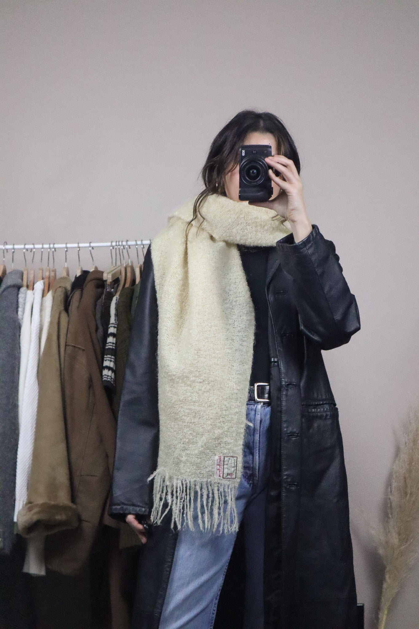 Made in Scottland x Vintage x Mohair/Wool Scarf