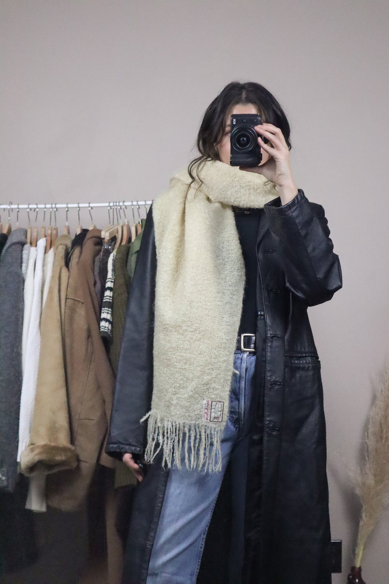 Made in Scottland x Vintage x Mohair/Wool Scarf