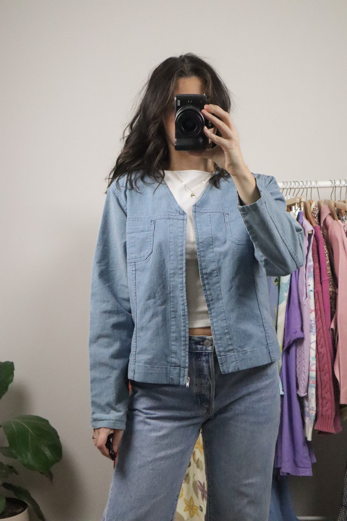 Made in Canada x Vintage x Pinstrip Lightweight Jacket (4-8)