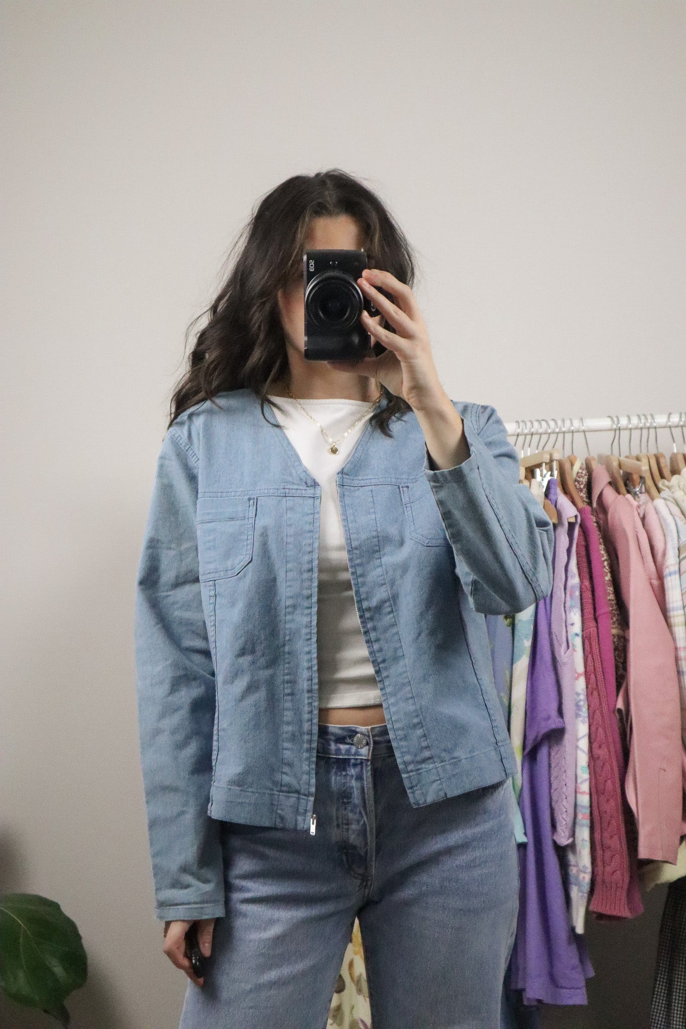 Made in Canada x Vintage x Pinstrip Lightweight Jacket (4-8)