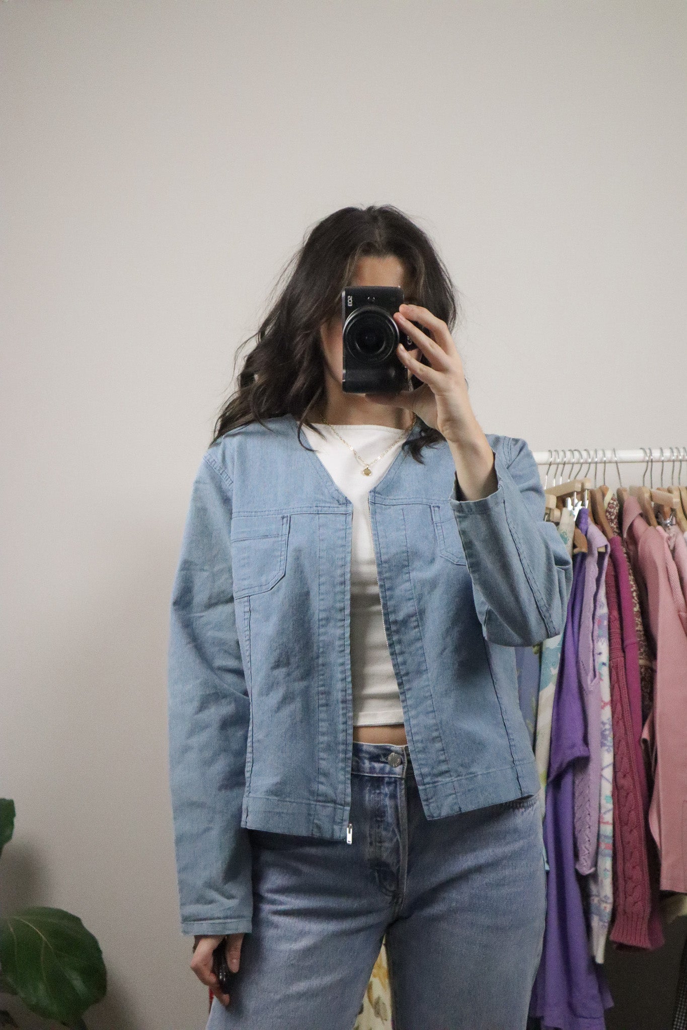 Made in Canada x Vintage x Pinstrip Lightweight Jacket (4-8)