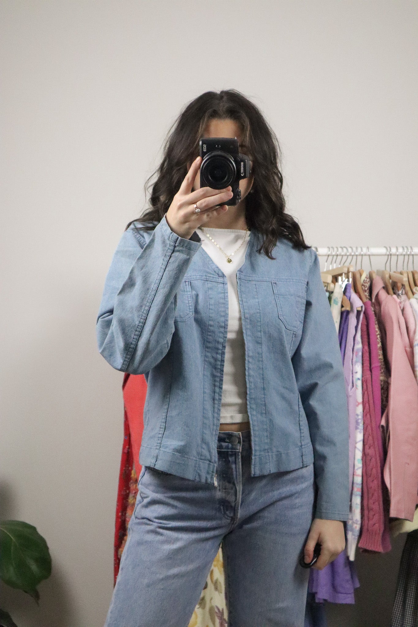 Made in Canada x Vintage x Pinstrip Lightweight Jacket (4-8)