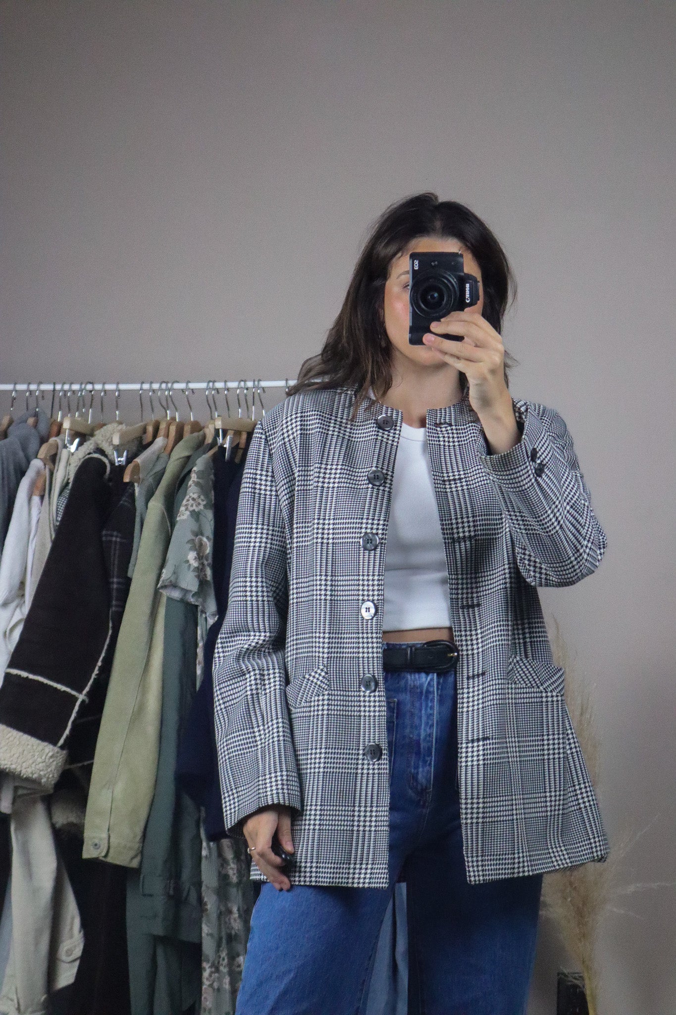 Made in Canada x Vintage x Houndstooth Blazer (8)