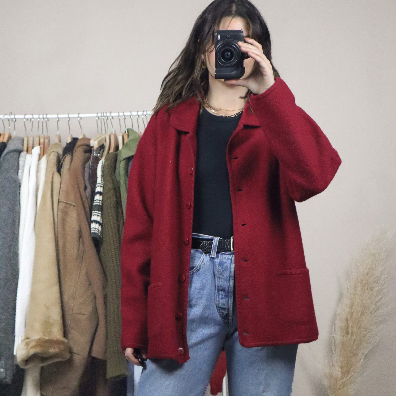 Vintage x Wool Shacket (S-M)