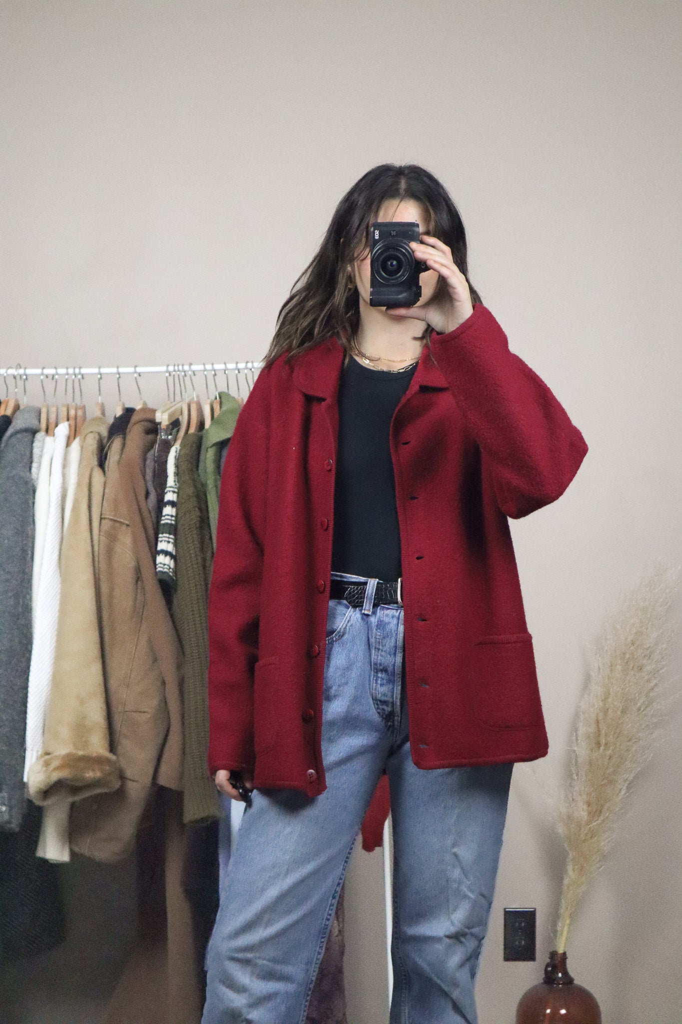Vintage x Wool Shacket (S-M)