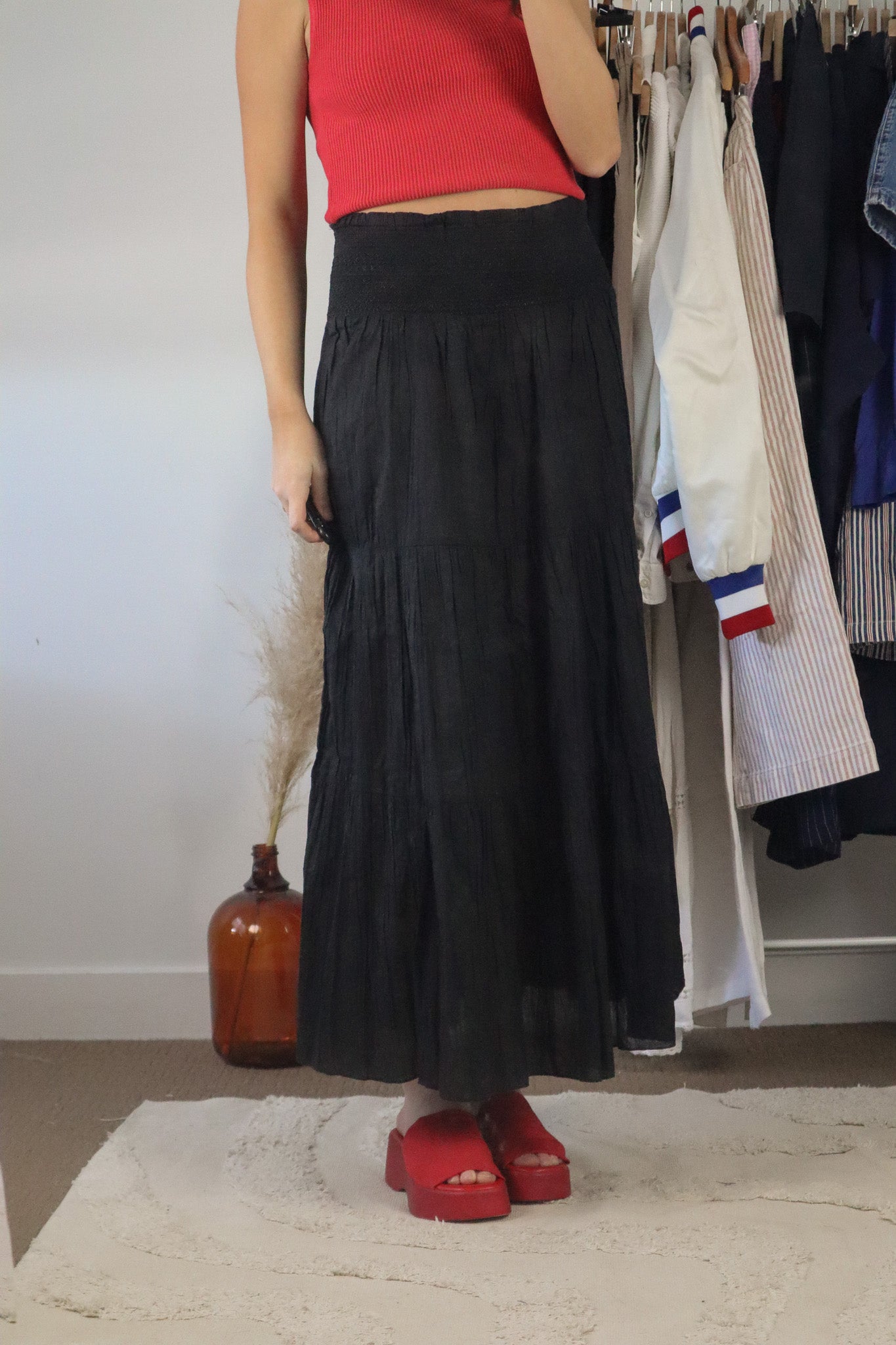 Vintage x Maxi Skirt (L)