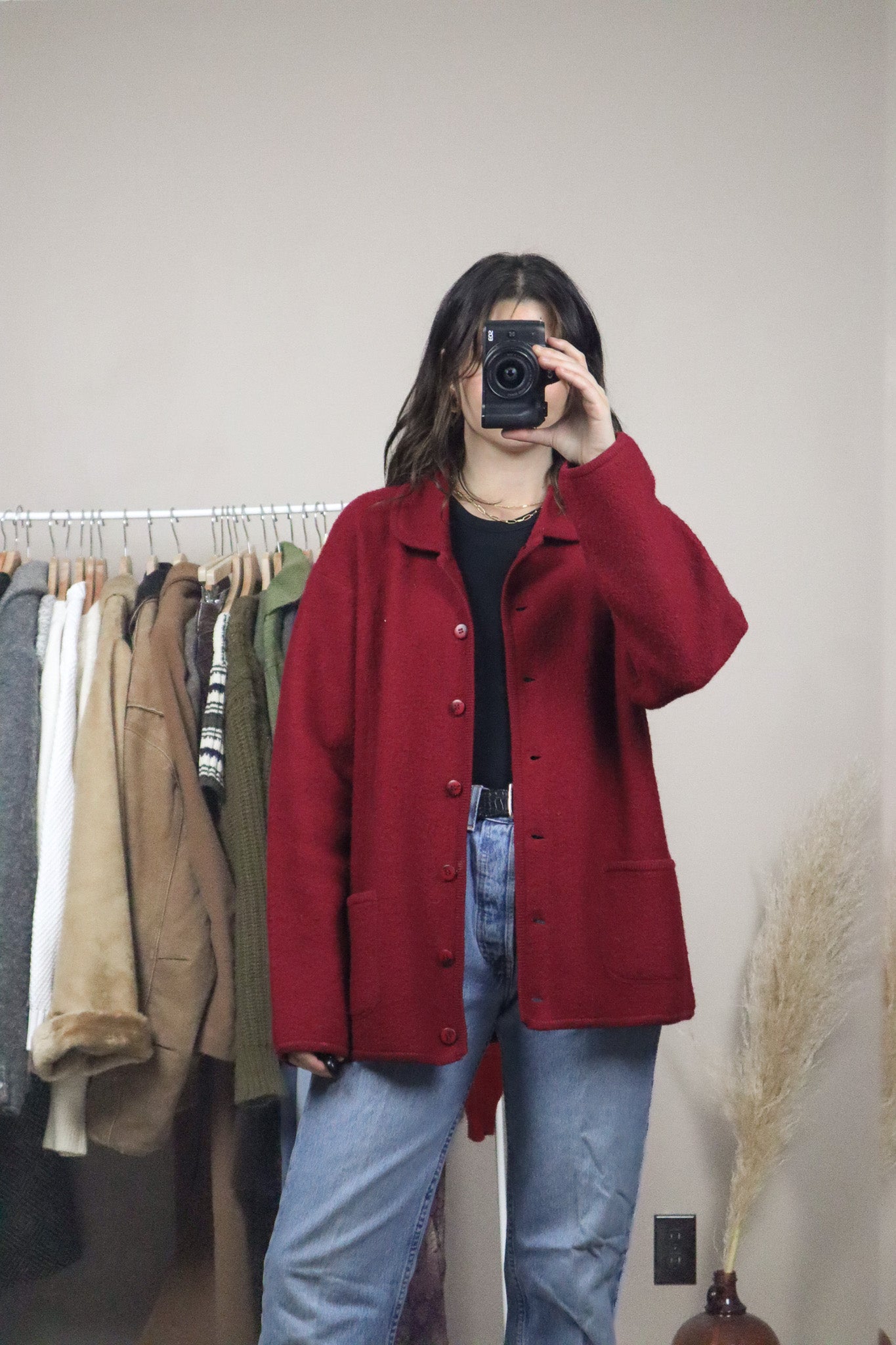 Vintage x Wool Shacket (S-M)