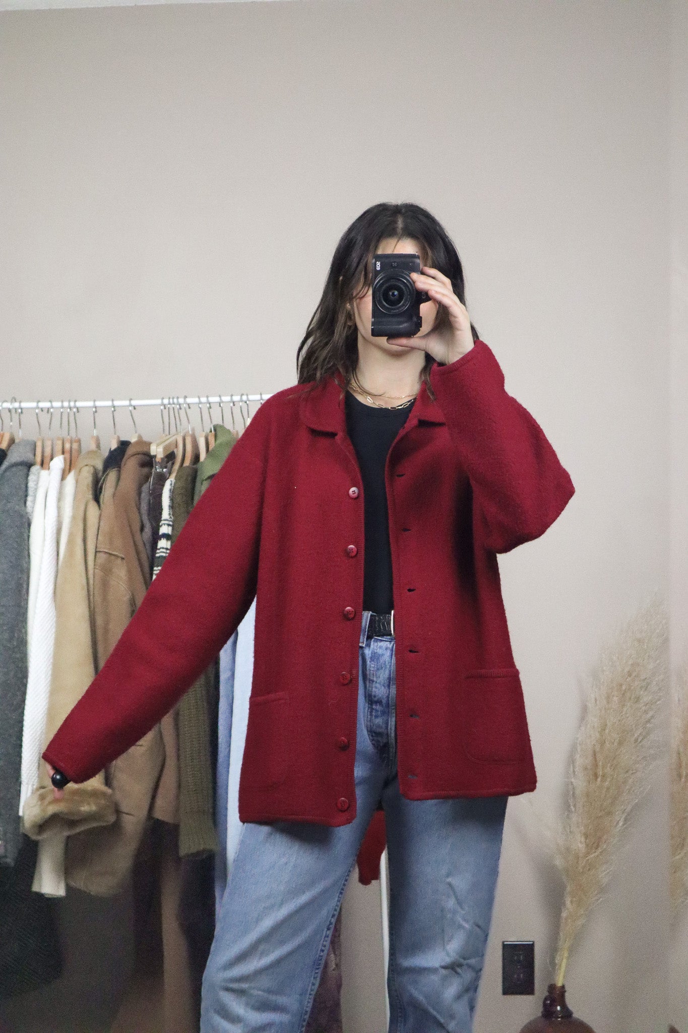 Vintage x Wool Shacket (S-M)