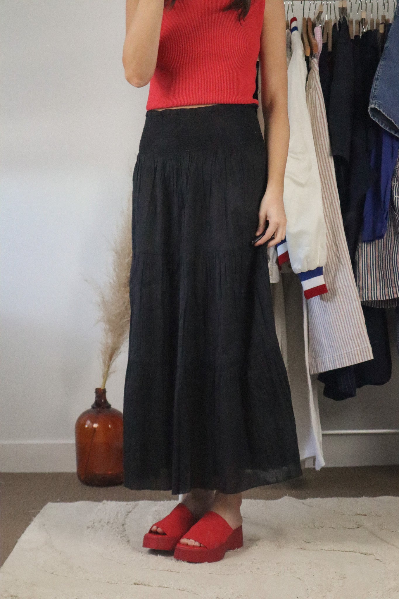 Vintage x Maxi Skirt (L)