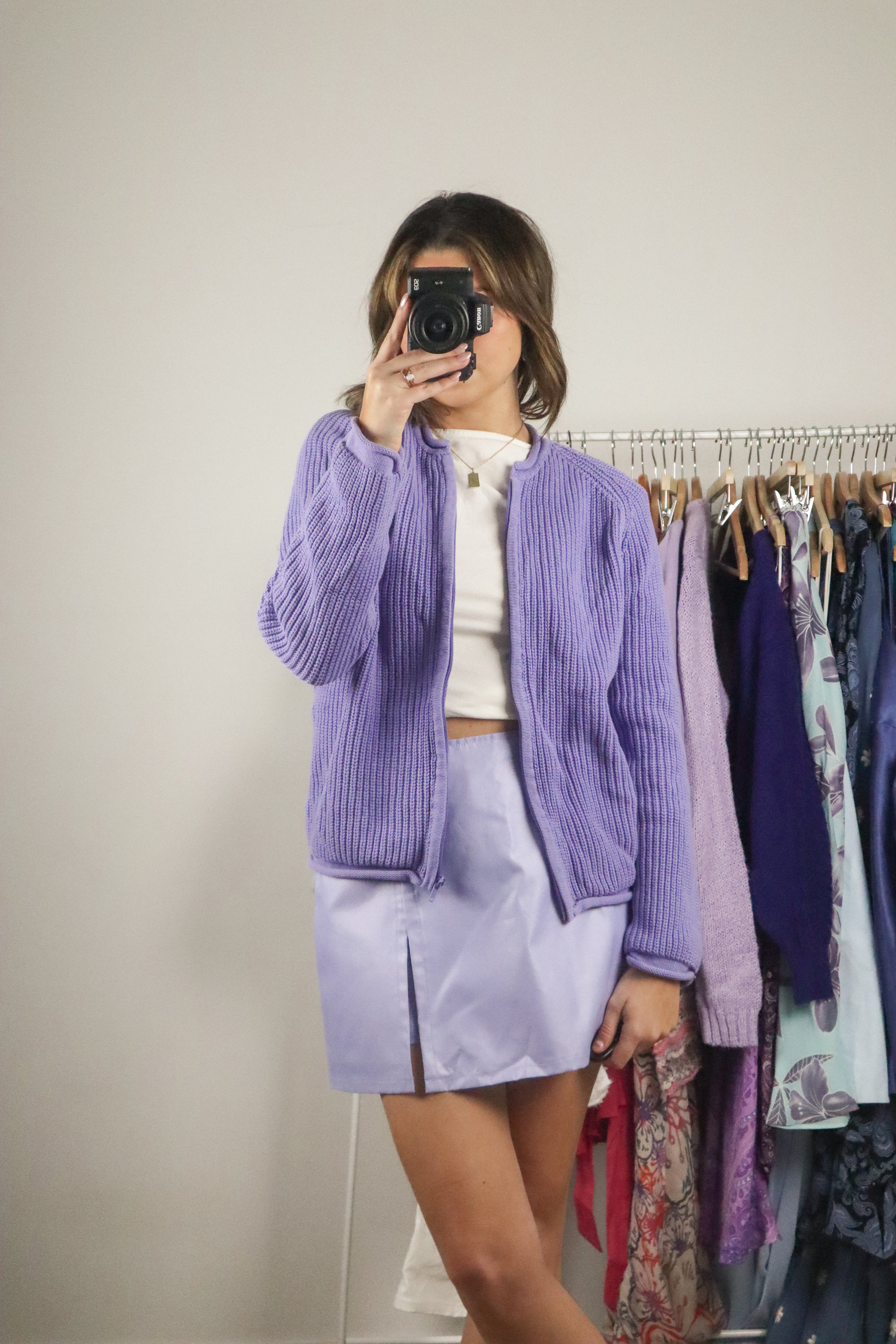 Vintage x Zip Up Sweater (S/M)